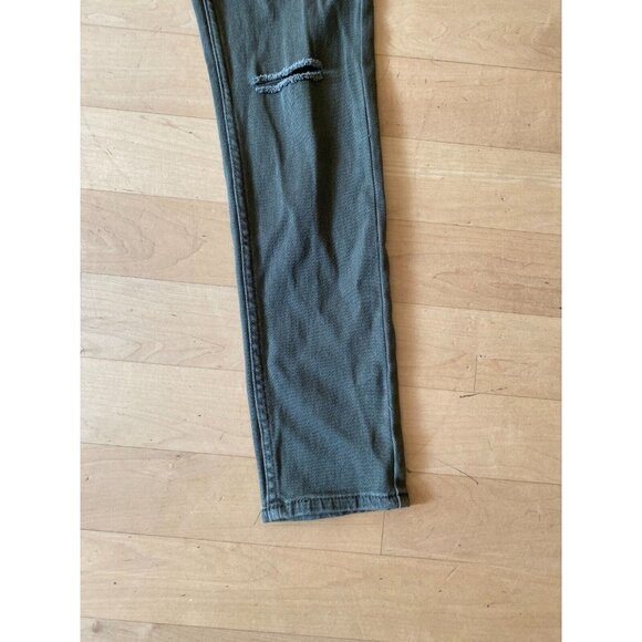 Abound BNWOT  "overdye olive" skinny fit jeans sz 30 NEW  distressed - Picture 3 of 9